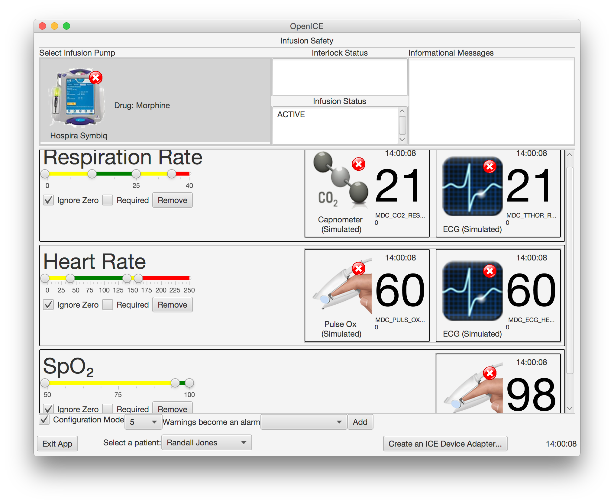 infusion safety config