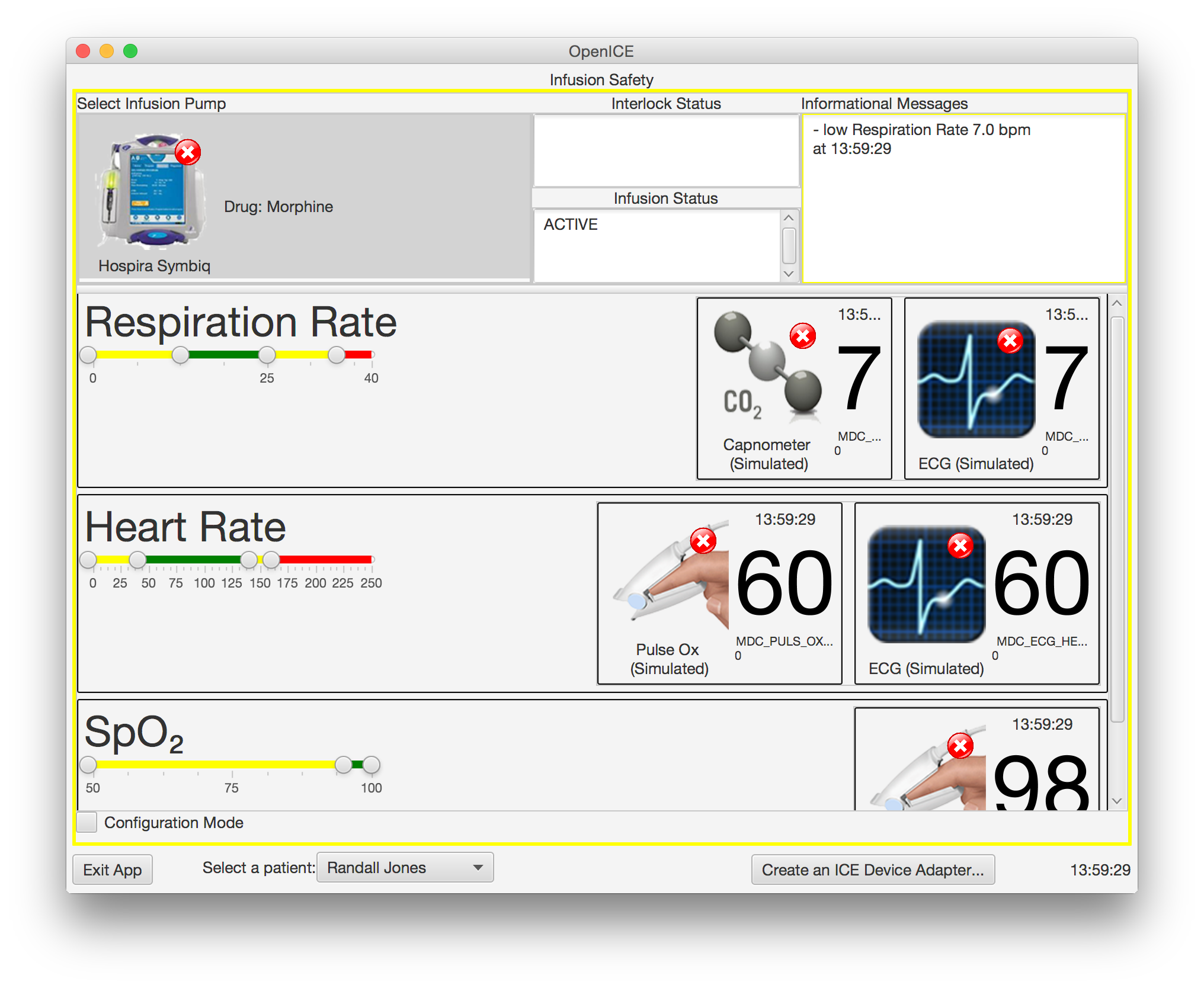 infusion safety yellow